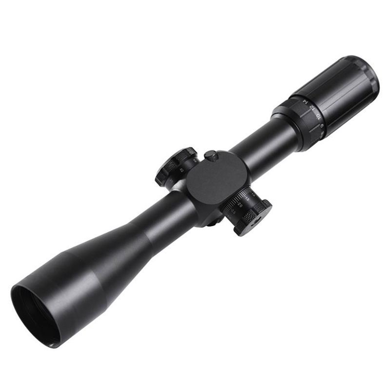 4-14x44 စနိုက်ပါရိုင်ဖယ် လေသေနတ်များ Cross Sight Hunting Rifle Scope Sniper Scopes စစ်ရေးနည်းဗျူဟာ အမဲလိုက်ခြင်းနယ်ပယ်များ