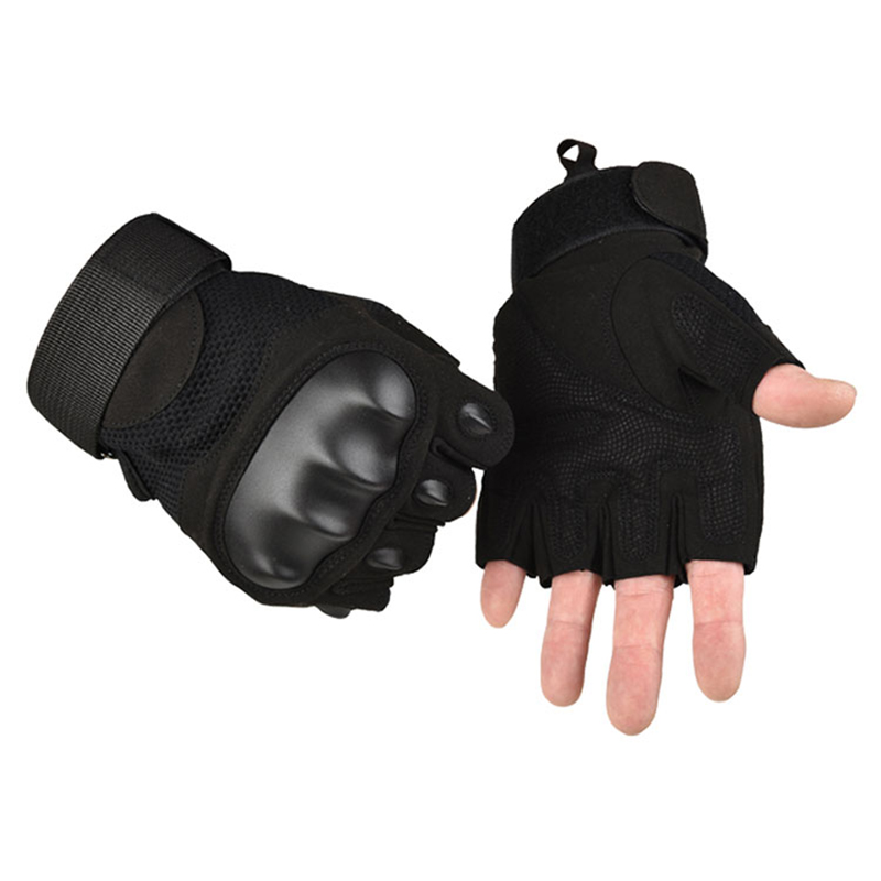 စက်ဘီးစီး မော်တော်ဆိုင်ကယ် Fingerless Half Finger Gloves Military Gloves Army Tactical Hand Hunting Gloves