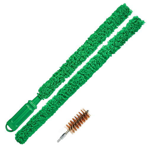 Flocking fiber (synthetic) shotgun cleaning လိုချင်ရင် သက်တောင့်သက်သာ လက်ကိုင်ပါ။ 12/16G သို့မဟုတ် 20G 2pcs အထုပ်၊ အလုပ်လုပ်သောအရှည် 930 မီလီမီတာ။