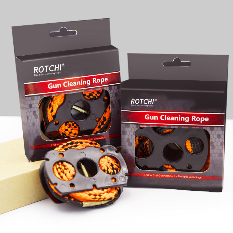 Gun Cleaner Kit Pulling Through Cleaner Snake Rope Gun Cleaner Brush Kit .223/5.56mm 9mm 7.62mm နှင့် သေနတ်အားလုံး