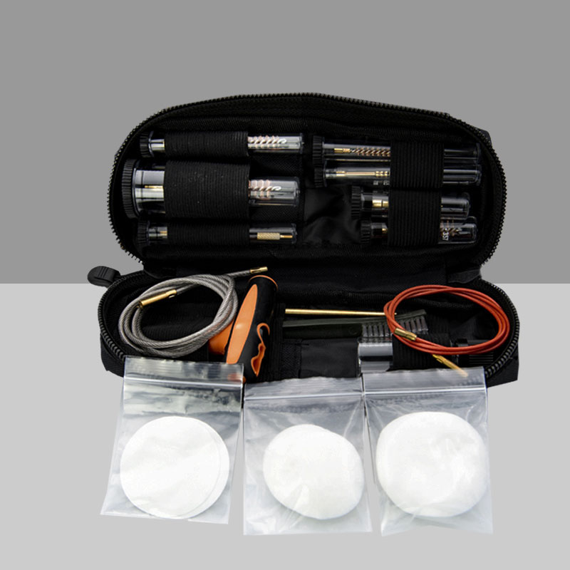 Molle System Gun Cleaning Kit for Rifles .177cal. နှင့် .223cal ။ Flexible Cable 2 ခု နှင့်