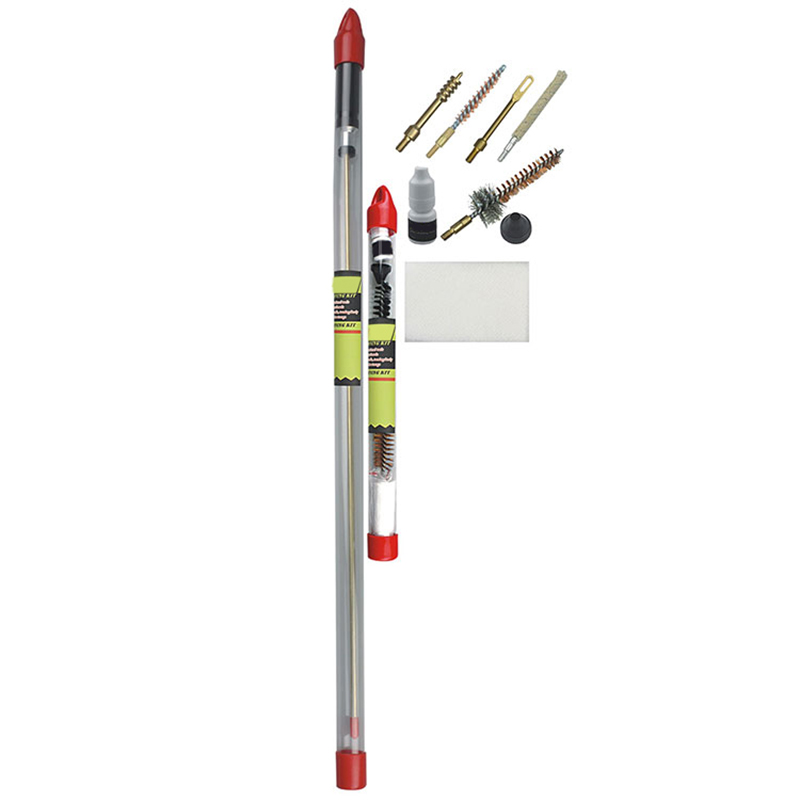 ရိုင်ဖယ်သန့်ရှင်းရေးကိရိယာတ ဦး တည်းအပိုင်းအစရှည်လျားလှံတံဆွဲထုတ်ပြွန်