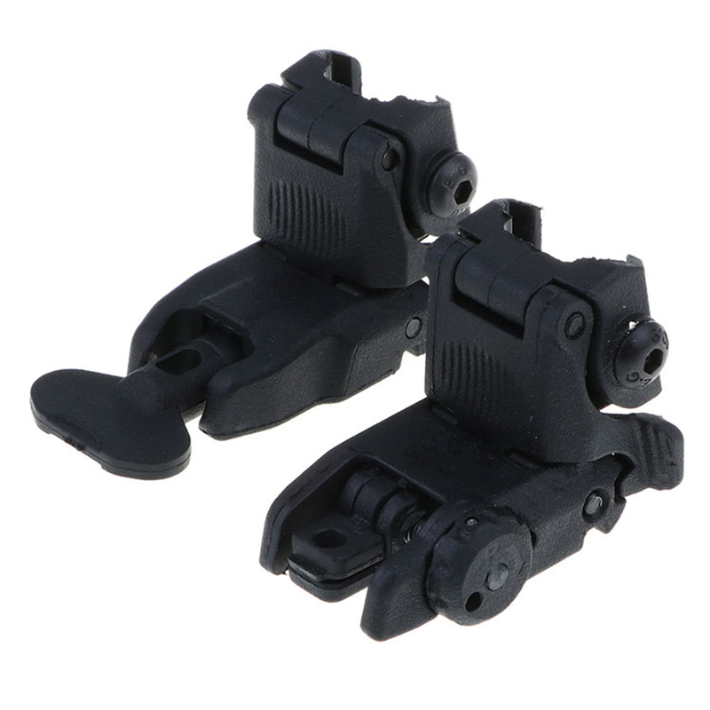 Sight Set Tactical Adjustable Flip up Front Rear Sight Rapid Transition Backup Iron Scope Mounts နှင့် ဆက်စပ်ပစ္စည်းများ