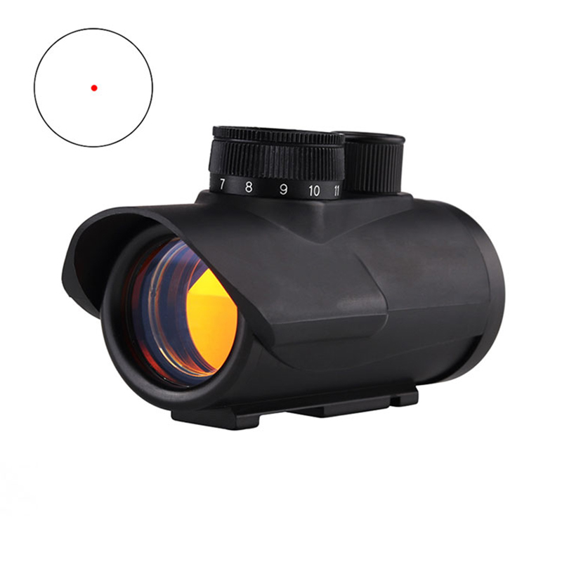 Tactical Hunting 1x30 Red Dot Holographic Sight RGB Dot Sight 11/20mm Picatinny Weaver Rail Mount