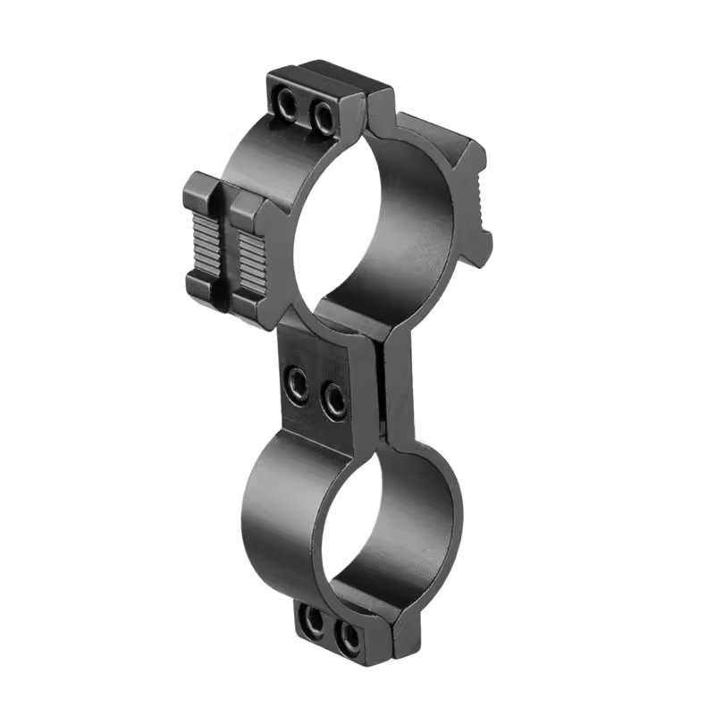Side Base Mount ပါရှိသော ဓာတ်မီးအတွက် Tactical Universal Dual Ring
