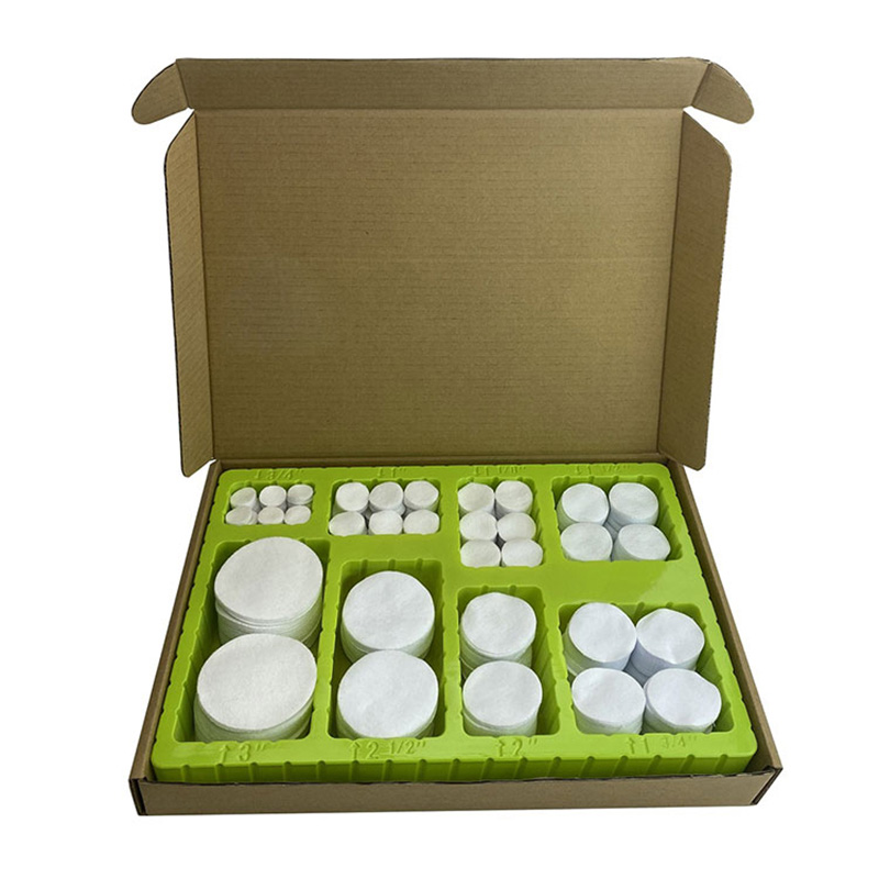 Universal အဖြူရောင်ဝါဂွမ်းစတုရန်းသေနတ်များသေနတ်သန့်ရှင်းရေးဖာထေးမှုများ blinter box